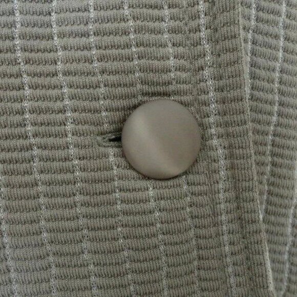 NWT GIORGIO ARMANI Taupe Cotton Jacquard Jersey 2 Button Jacket 12 - Picture 5 of 8